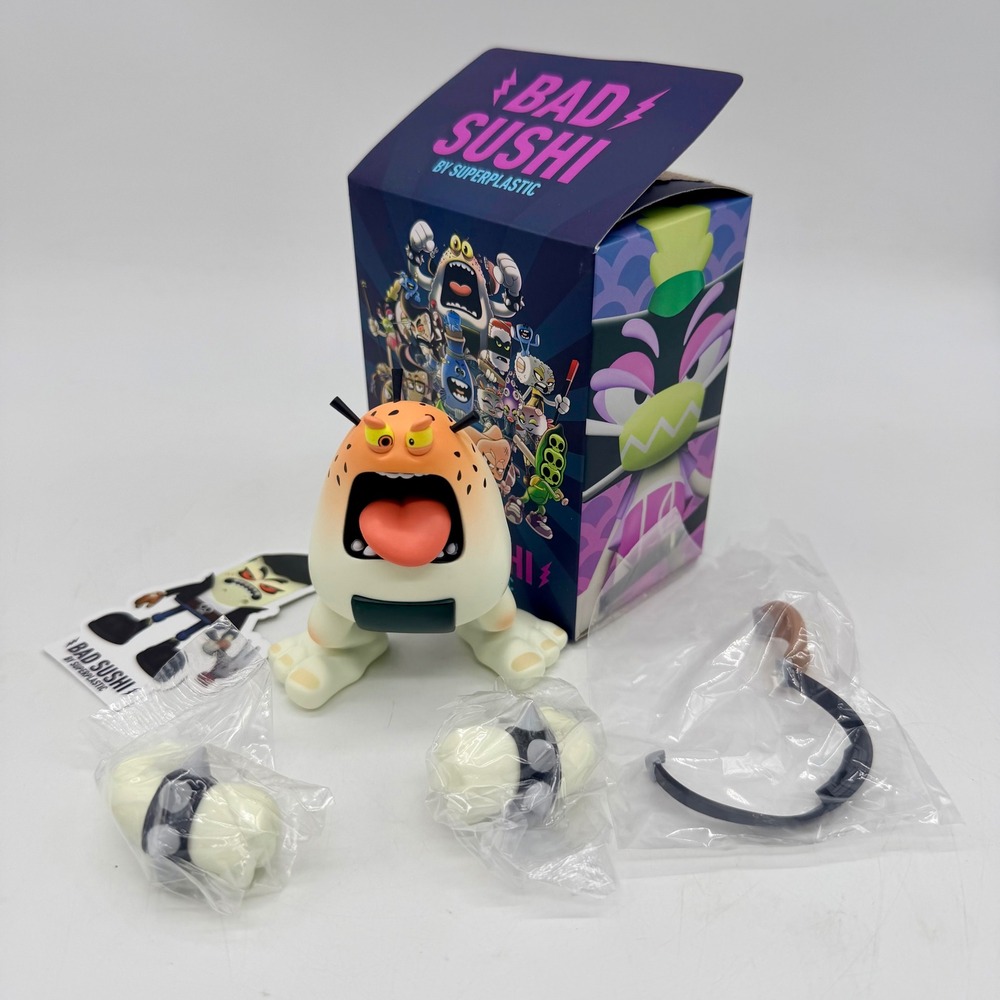 Superplastic Bad Sushi Vinyl Art Toy Blind Box Figure - Rice‎ Ball